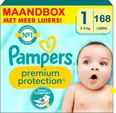 Pampers - Premium Protection - Maat 1 - Maandbox - 168 stuks - 2/5KG.