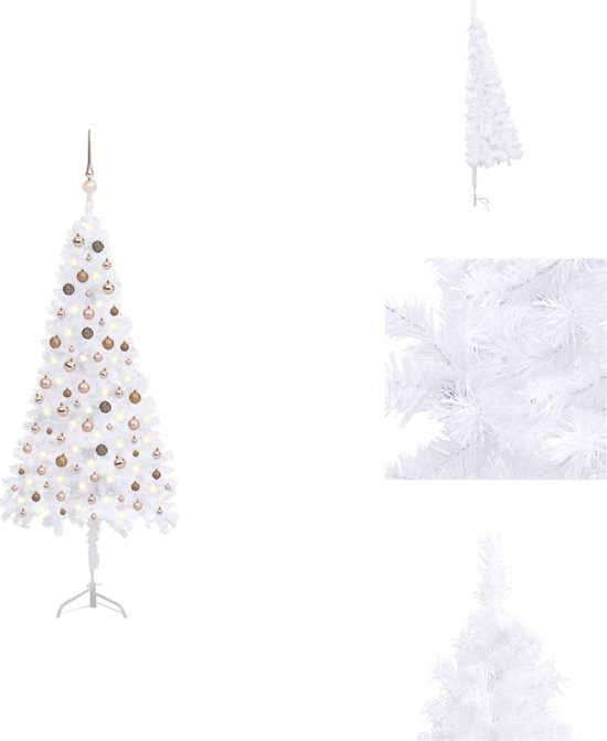 Cactus De Noël Artificiel Avec LED Vert 150 Cm - Avec Support - Décoration Intérieure VidaXL