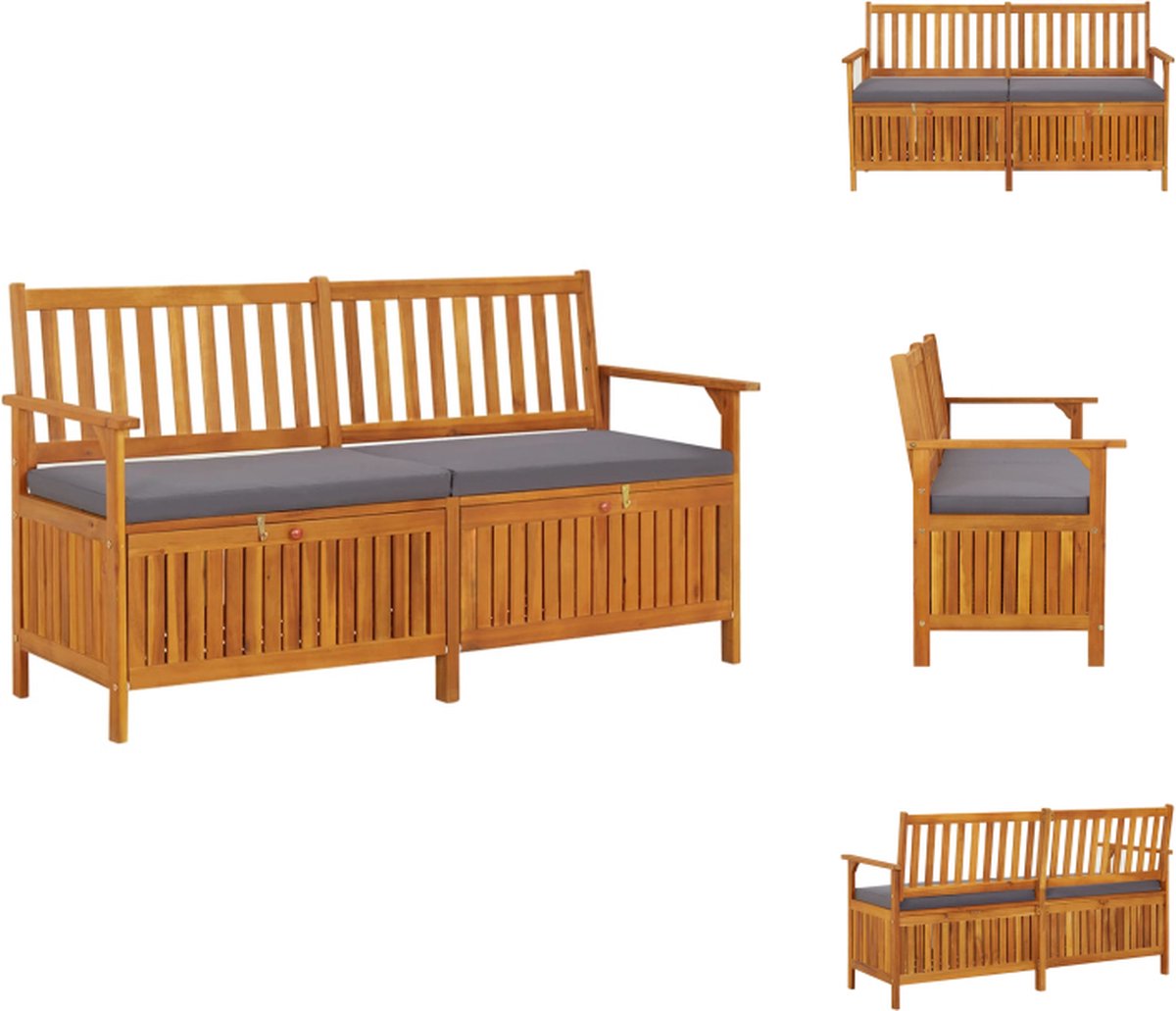 vidaXL tuinbank - houten - kinderen - 81 x 38 x 56 cm