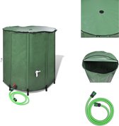 vidaXL Watertank Inklapbaar - 500 L - Groen - Tuinsproeier
