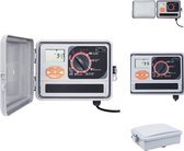 vidaXL Waterirrigatiecontroller - Intelligente timer - 4 - 6 - 9 of 11 ventielen - 6 irrigatieprogrammas - Aansluiting voor regen- of vochtsensor - 230V AC ingang - 24V AC uitgang - Kunststof materiaal - Tuinsproeier