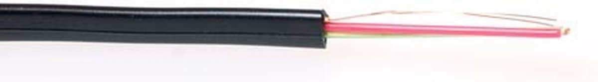 ACT TD608Z Modualaire Kabel 8 Aderig - Zwart - 100 meter op rol