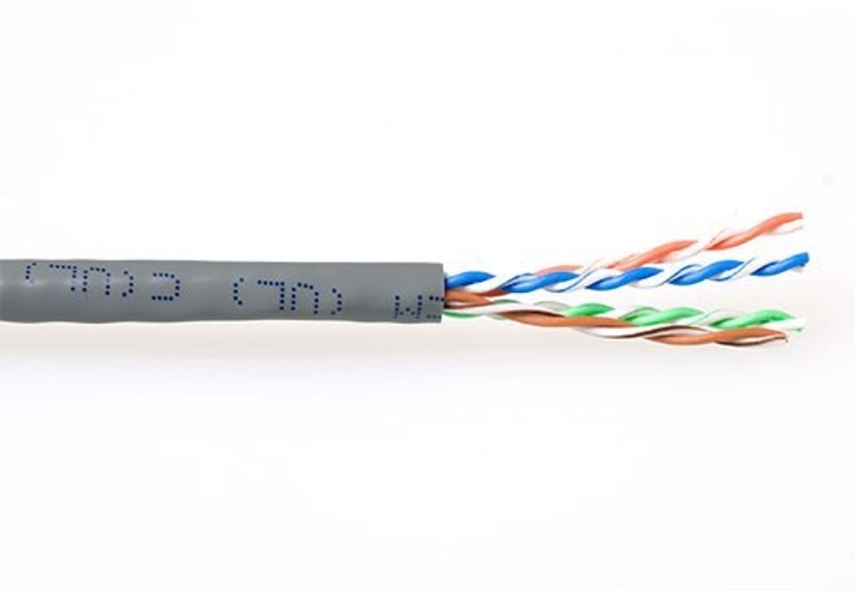 ACT EP400B CAT6A U/UTP PVC Patchkabel Grijs - 305 meter