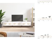 vidaXL Televisiekast - Tv-meubel - 150x36x30 cm - Stevig en praktisch - Kast