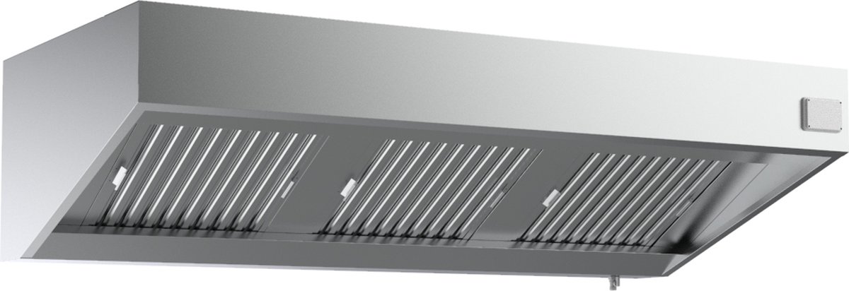 Combisteel Afzuigkap - RVS - 500m³/h - Motor + Regelaar - 1200mm