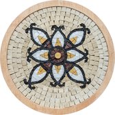 Mozaiek maken van natuurstenen - Mosaic, mosaikit - Mandala 7