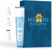 MOWMI® Draadloze Huisdier Trimmer Kat & Hond – 4-in-1 Trimmer Set – Hondentondeuse – USB Oplaadbaar – Dierentrimmer - incl. Nagelvijl