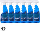 Infinity Goods Lot de 6 sprays antigel – Dégivreur de vitres pour voiture – Spray dégivrant puissant – Dégivreur – Hiver – 6 x 500 ml