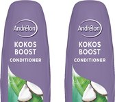 Andrélon Après-Shampooing Kokos Boost - 2 x 300 ml