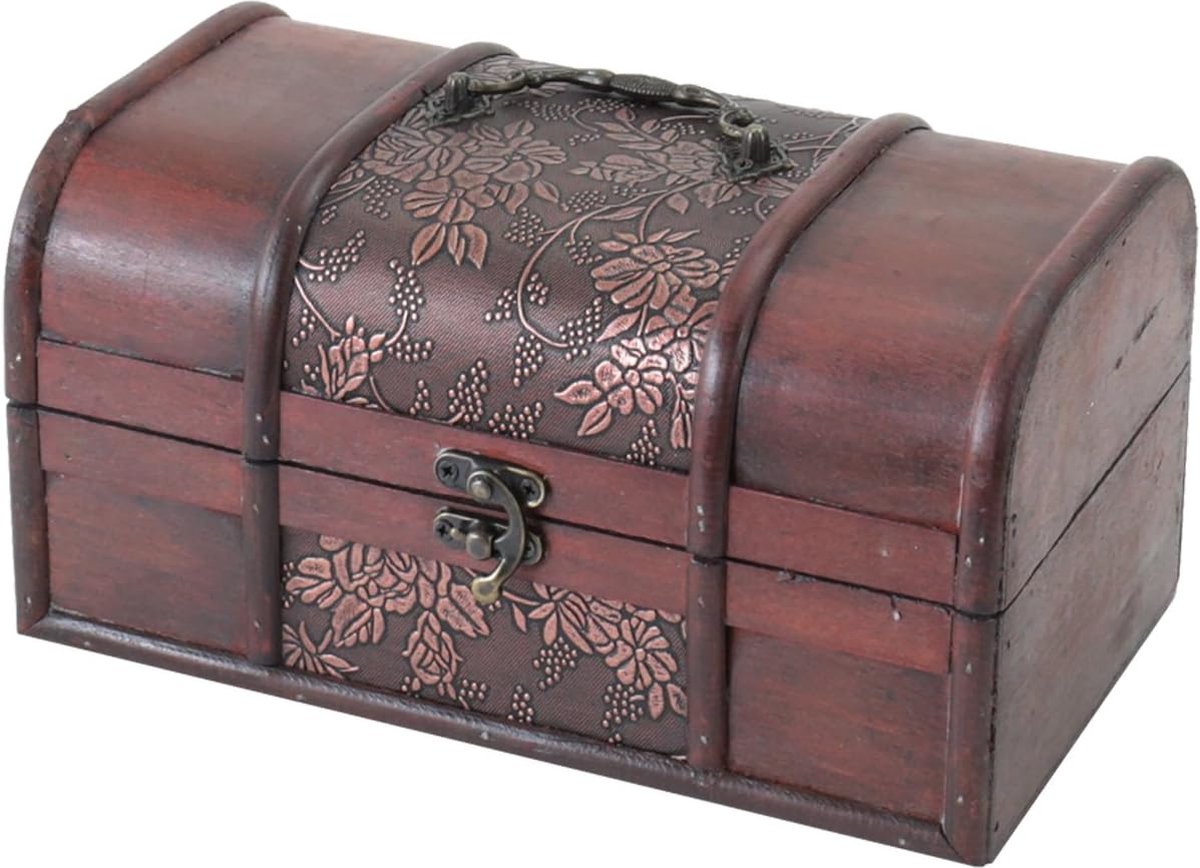 Luxe houten kistje voor schaakstukken (maat 8) - Sapele