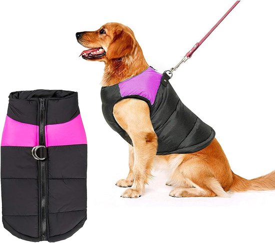 Etechydra Hondenjas, waterdichte omkeerbare winterkleding voor honden
