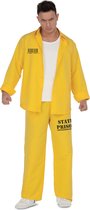 VIVING COSTUMES / JUINSA - Gevangene kostuum in het geel voor mannen - M / L