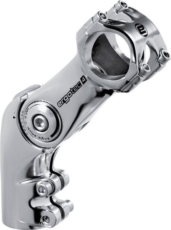 Ergotec Stuurpen Voorbouw Verstelbaar Octopus 2 28,6/110/31,8mm Zilver van Ergotec — afbeelding 2