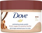 Dove Brown Sugar & Coconut Butter Exfoliating Body Scrub - Lichaamsscrub - Bad & Douche - 298g