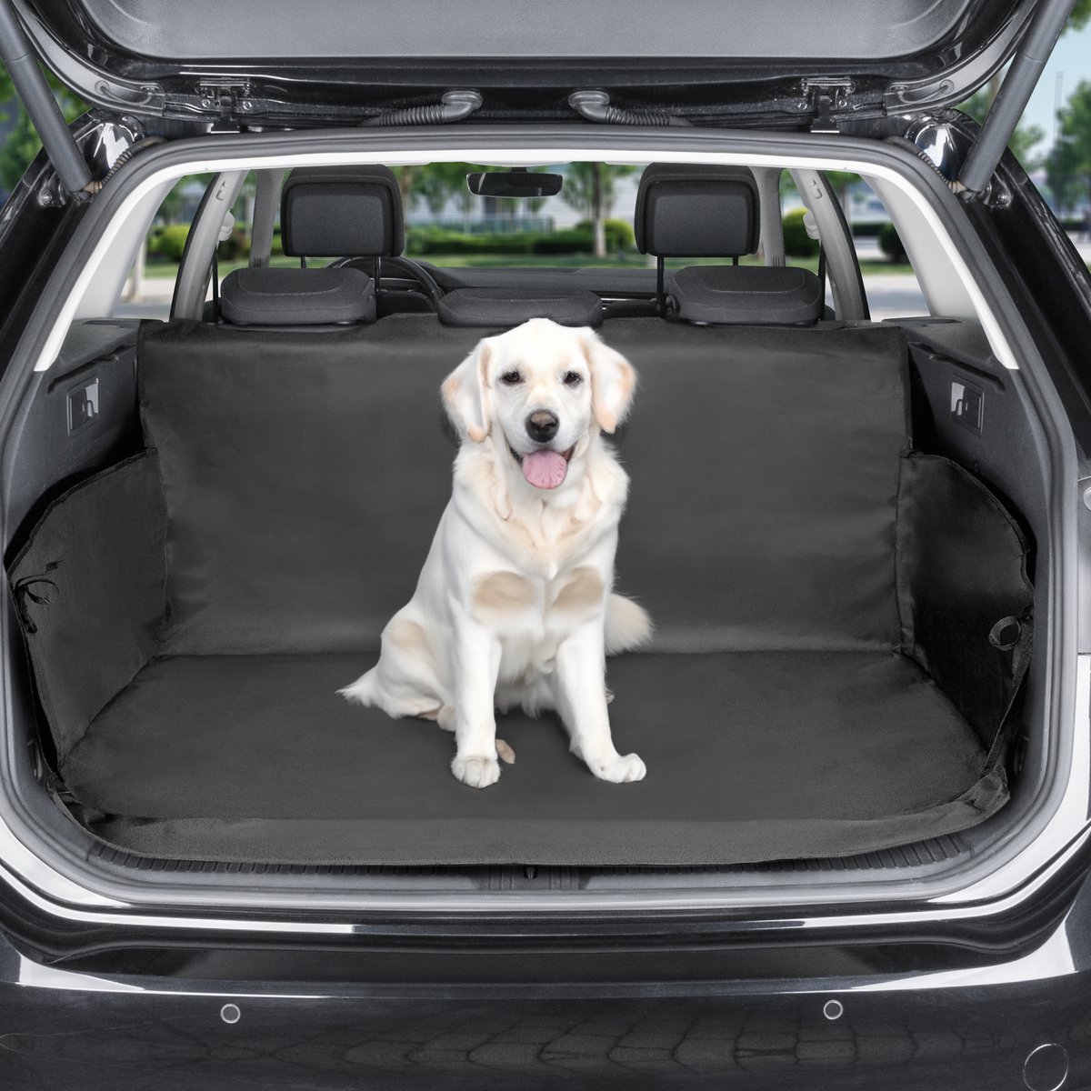 Hondendeken Voor De Achterbank, Waterafstotende Hondendeken Voor Honden Met Zijbescherming Onderhoudsvriendelijke Universele Autodeken Voor De Achterbank