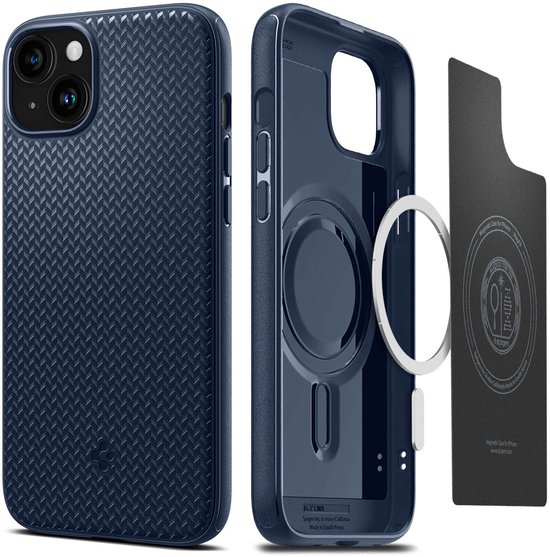 Abeel Bruin Pasjeshouder Faux Leder Hoesje iPhone 15 Pro