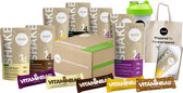 Starterbox Medium Sports - Vegan Maaltijdvervanger – 6x Shake, 5x Vitaminebar, 1x extra Shake - Plantaardig, Rijk aan voedingsstoffen, Veel Eiwitten – incl. Tote Bag & Shakebeker