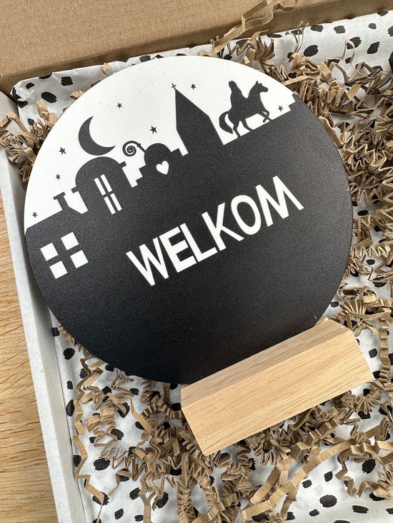Paquet bo te aux lettres Mini puzzle Sinterklaas sur le cheval