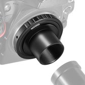 Neewer® - T-ring met M42-schroefdraad en 1.25 inch telescopische adapter - Compatibel met Nikon F-mount camera's en telescopische oculairs - Lensadapterring voor D850 D750 D500 D780 D7500 D5600 D3500 D5