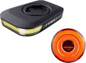 Ravemen fietsverlichtingsset LS03 combi (FR160 + CL05) - USB oplaadbaar - Voorlicht en Achterlicht Fietslamp - Waterdicht Fietslicht