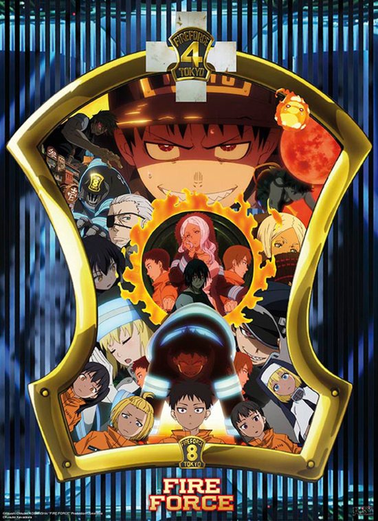 Fire Force Vector Poster Fire Force Special Fire Forces 38x52cm | bol