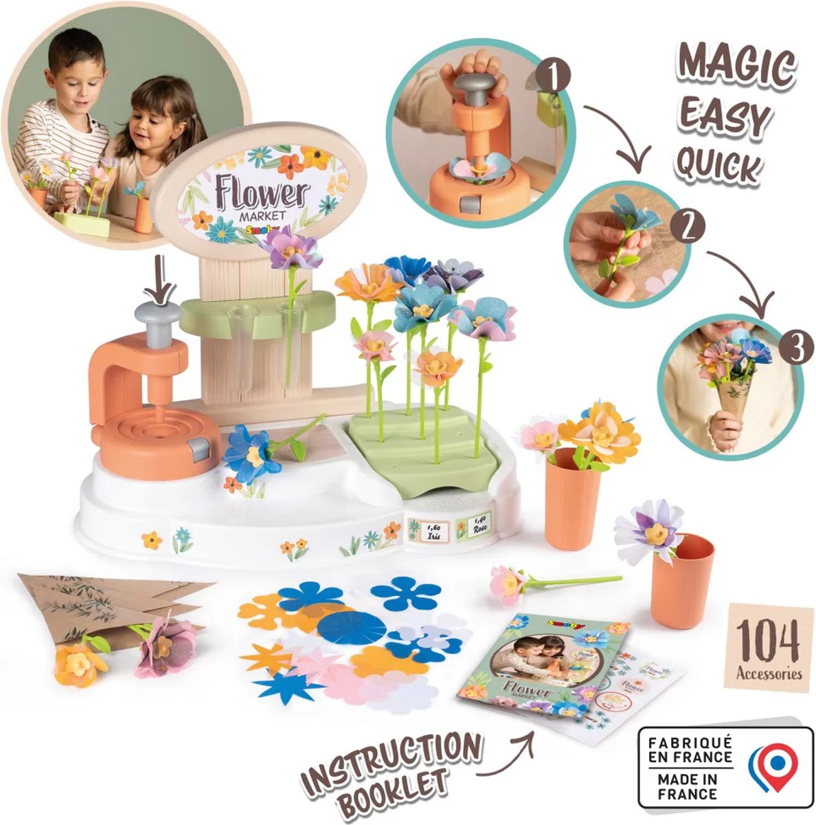 Speelgoedwinkeltje Smoby - Bloemenmarkt - accessoires - rollenspel - Vanaf 3 jaar — afbeelding 2