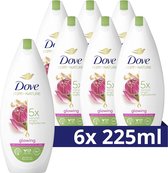 Dove Care By Nature Gel Shower Éclatant - 6 x 225 ml