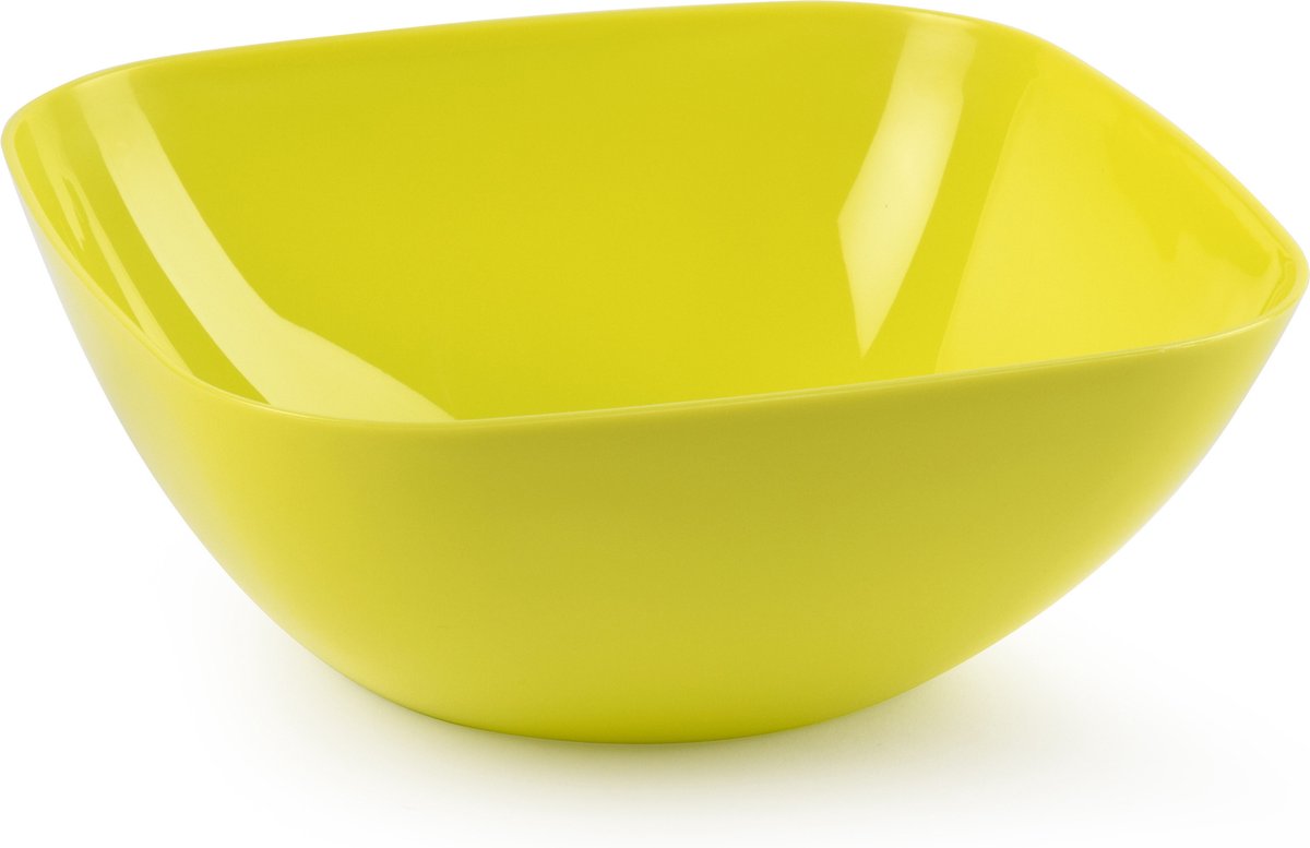 Plasticforte Serveerschaal/saladeschaal - D28 x H11 cm - kunststof - groen - 4800 ml