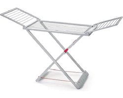 PlasticForte Wasrek - grijs - kunststof - 180 x 108 cm - staand/inklapbaar - droogrek
