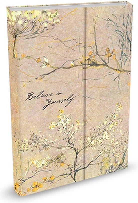 Peter Pauper Notitieboek - Believe in Yourself - met magneetsluiting