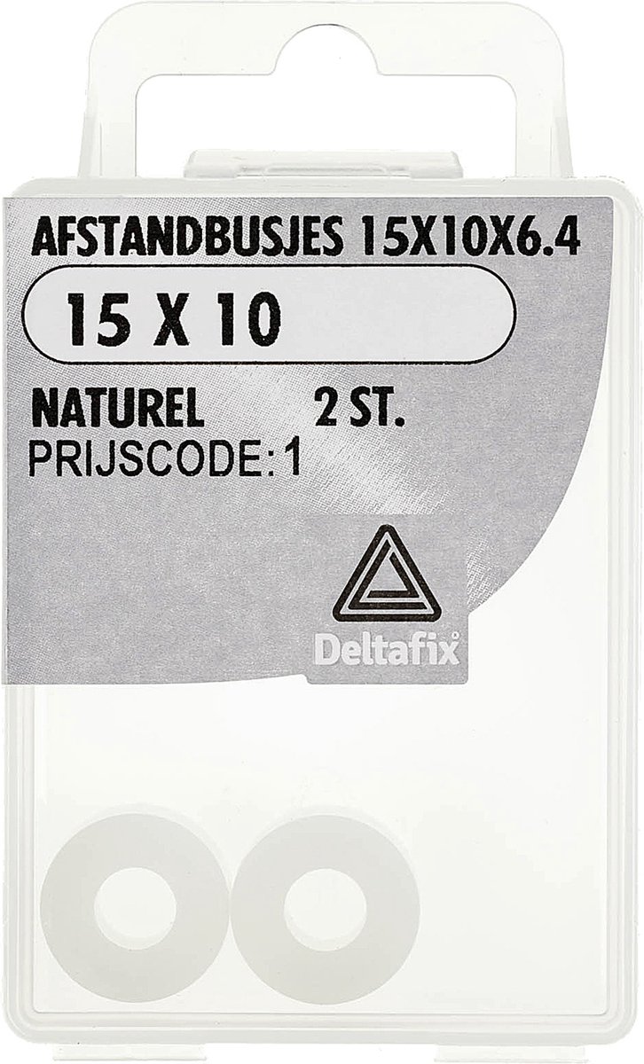 Afst.bus 15x10x6.4 naturel 2st Deltafix