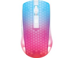 Deltaco WM89 Draadloze Gaming Muis – Lichtgewicht – RGB – Wit