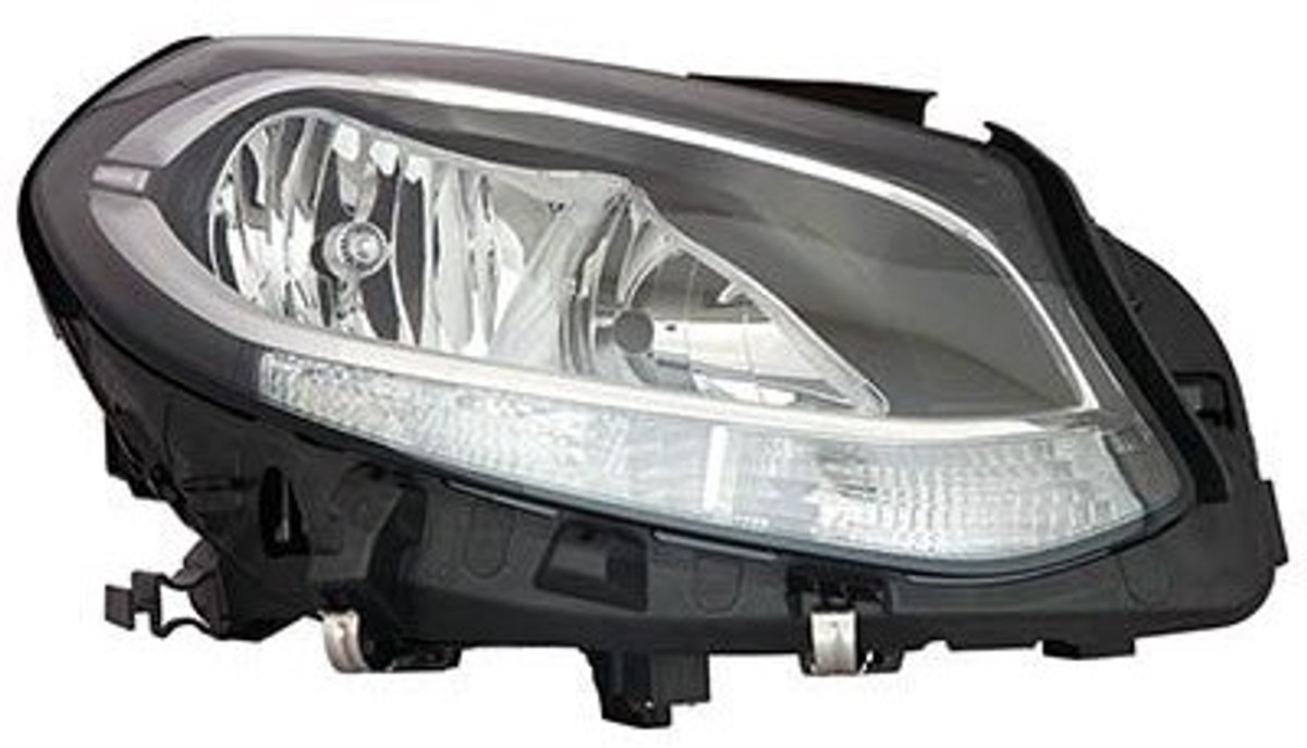Mercedes B klasse, W246, 2011 - 2018 - koplamp, H7+H7, elektr verstelb, incl stelmotortje, rechts, 2014 -