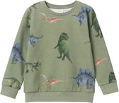 Name it sweater jongens - groen - NMModino - maat 110