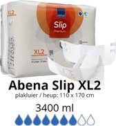 ABENA Incontinentie Slip Premium XL2 - Eendelig Verband ter Bescherming van Zwaar Urineverlies en (Dunne) Ontlasting - Perfecte Aansluiting door Flexibele Sluitstrips - 21 Stuks
