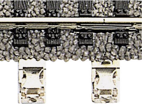 Foto: Fleischmann profi rails h0 aansluitklem 2 polig kliksysteem 6430