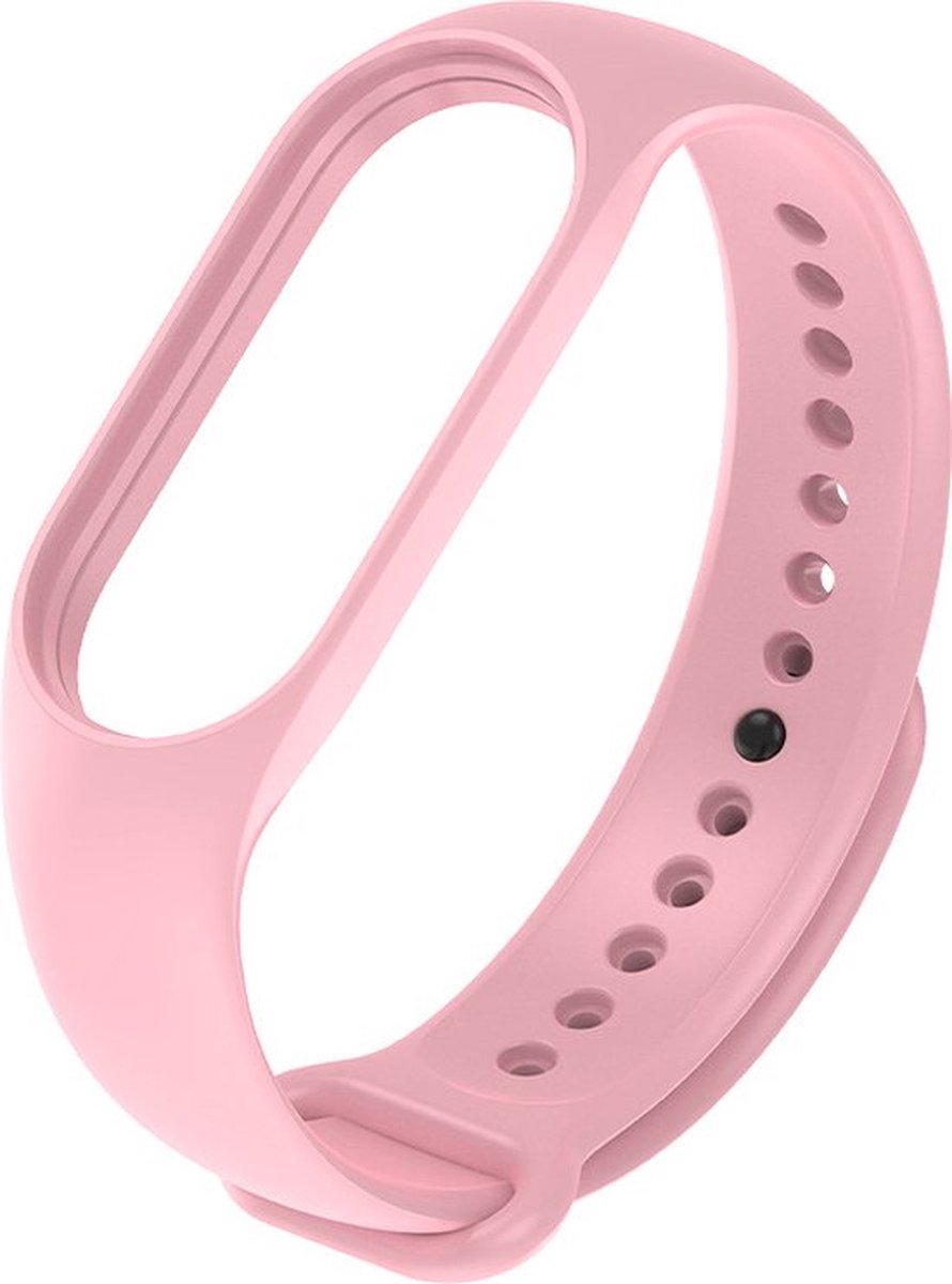 Siliconen bandje - Geschikt voor Xiaomi Mi Band 7- Rose