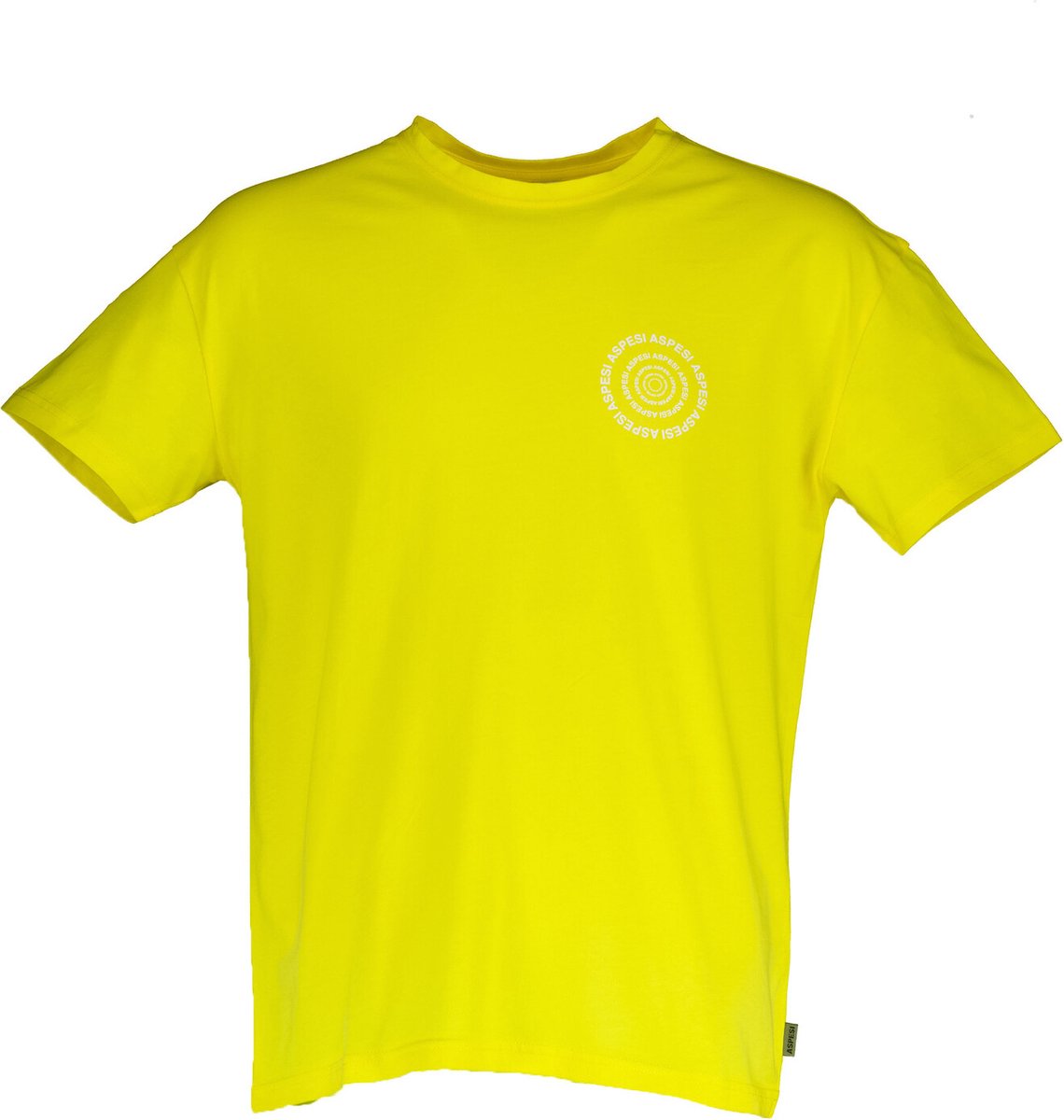 Aspesi Shirt Geel Katoen maat S Basic t-shirts geel