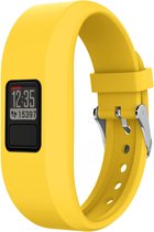 Bracelet en Siliconen Strap-it - adapté pour Garmin Vivofit 3 & Vivofit jr junior 1/2 - jaune