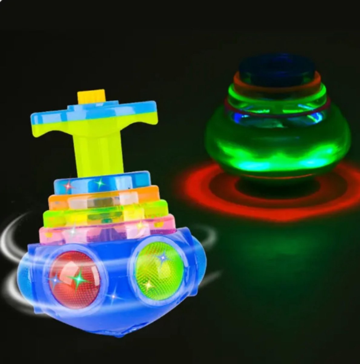 Jouets Bébé - speelgoed lumineux - Musique - Toupie - Coloré - Pour bébés -  Pour les