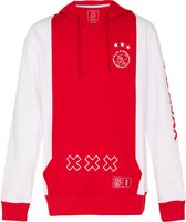 Ajax-pull à capuche blanc/rouge/blanc logo croix 152