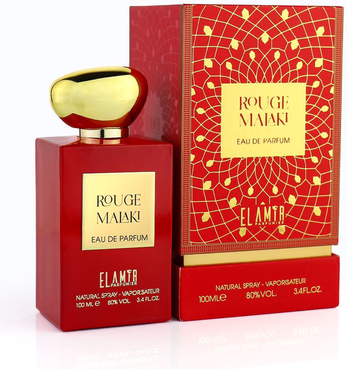 Eau de Parfum Rouge Malaki 100 ml par EL AMIR - Parfum femme - Parfum oriental femme