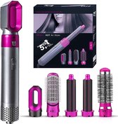 Bol.com 5 in 1 multifunctionele haarstyler- Fohn- fohnborstel+ haarmasker aanbieding