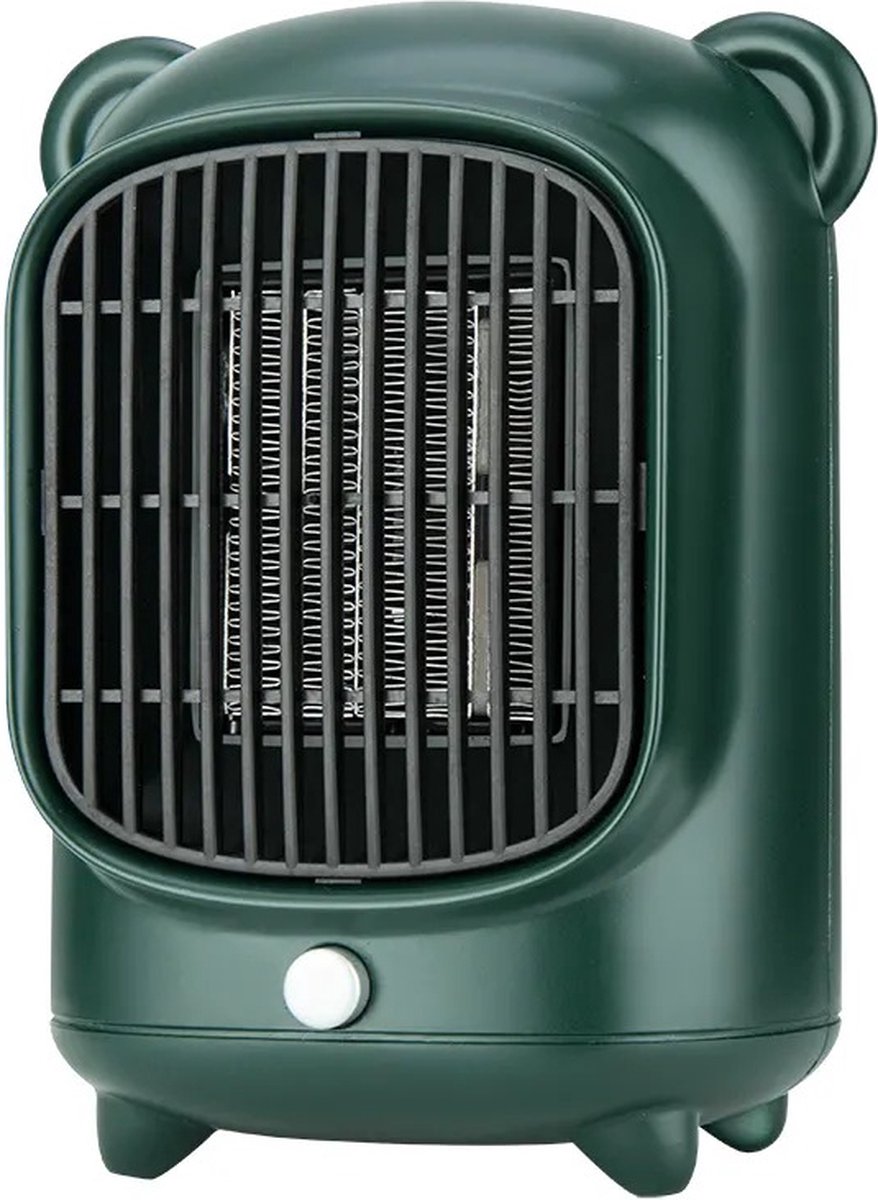 ShopbijStef - Kachel ventilator - Elektrische Kachel - Elektrische kachels - Elektrische Kachel - Werkplaatskachel - Heater - 500W - Ecofan - Groen