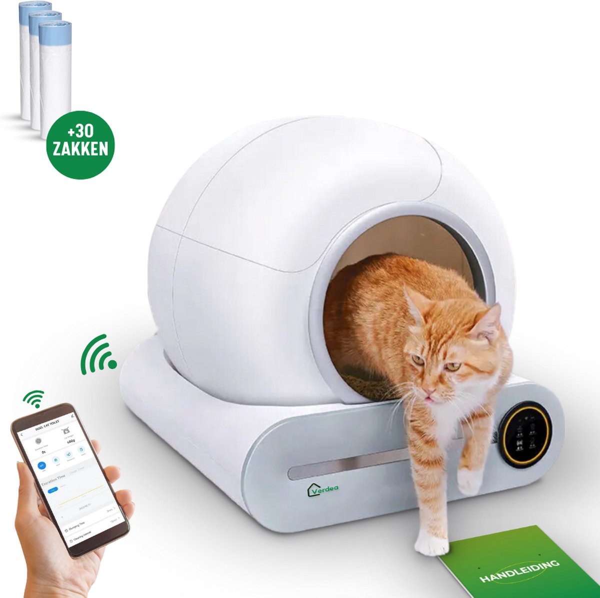 Automatische Kattenbak Maine Coon & Grote Katten (2026) | Automatische kattenbak