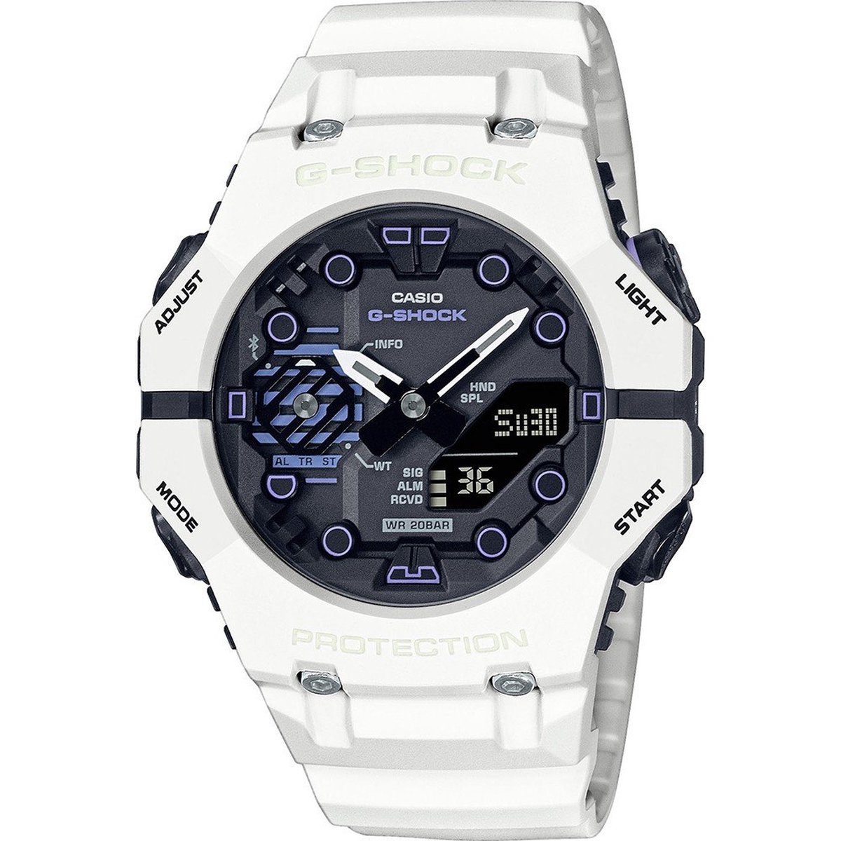 Casio G-Shock GA-B001SF-7AER Horloge - Kunststof - Wit - Ø 44 mm