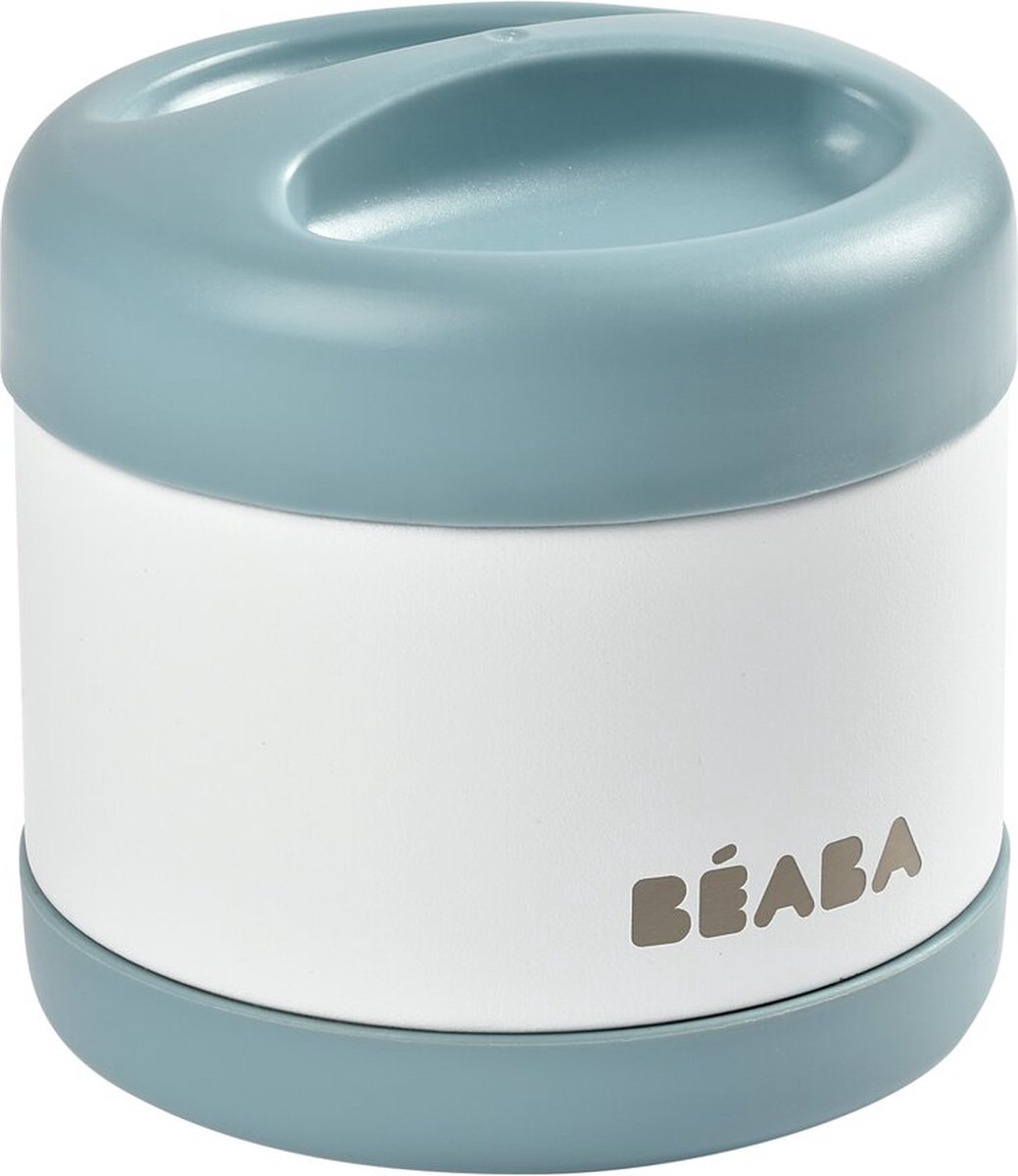 Beaba - Thermo portion - 500 ml - Inox - Wit / blauw
