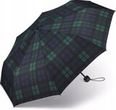 Happy Rain - Mini paraplu met UV bescherming - Automatisch - Zwart - groen - blauw - 94 CM Doorsnee