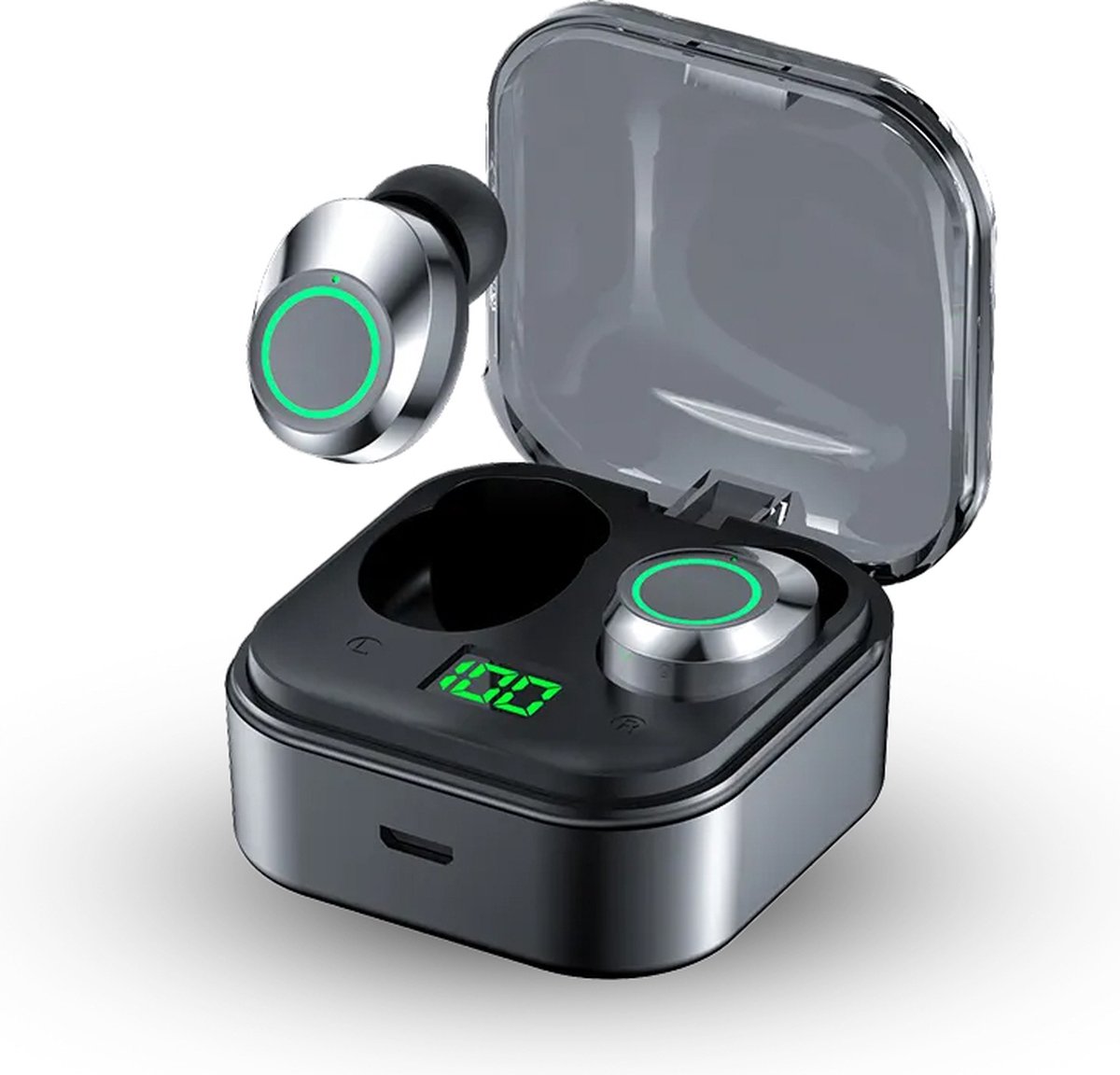 Otiume Mini - Draadloze Oordopjes Hardlopen - Sporten - Fitness - Lange Batterijduur - Zwart - Bluetooth voor Iphone en Android