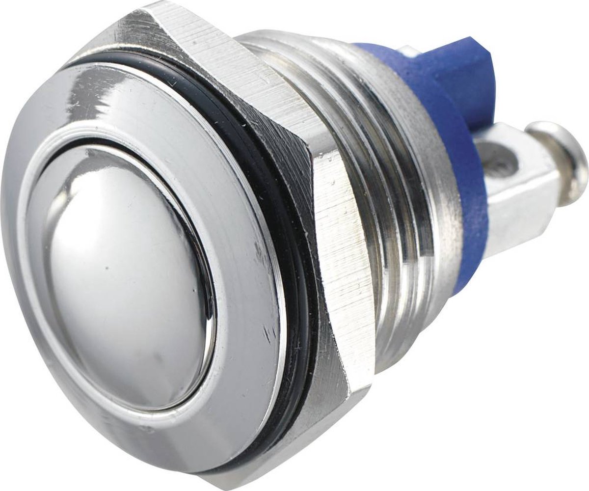 TRU COMPONENTS GQ 16B-S Vandalismebestendige druktoets 48 V/DC 2 A 1x uit/(aan) Moment IP65 1 stuk(s)